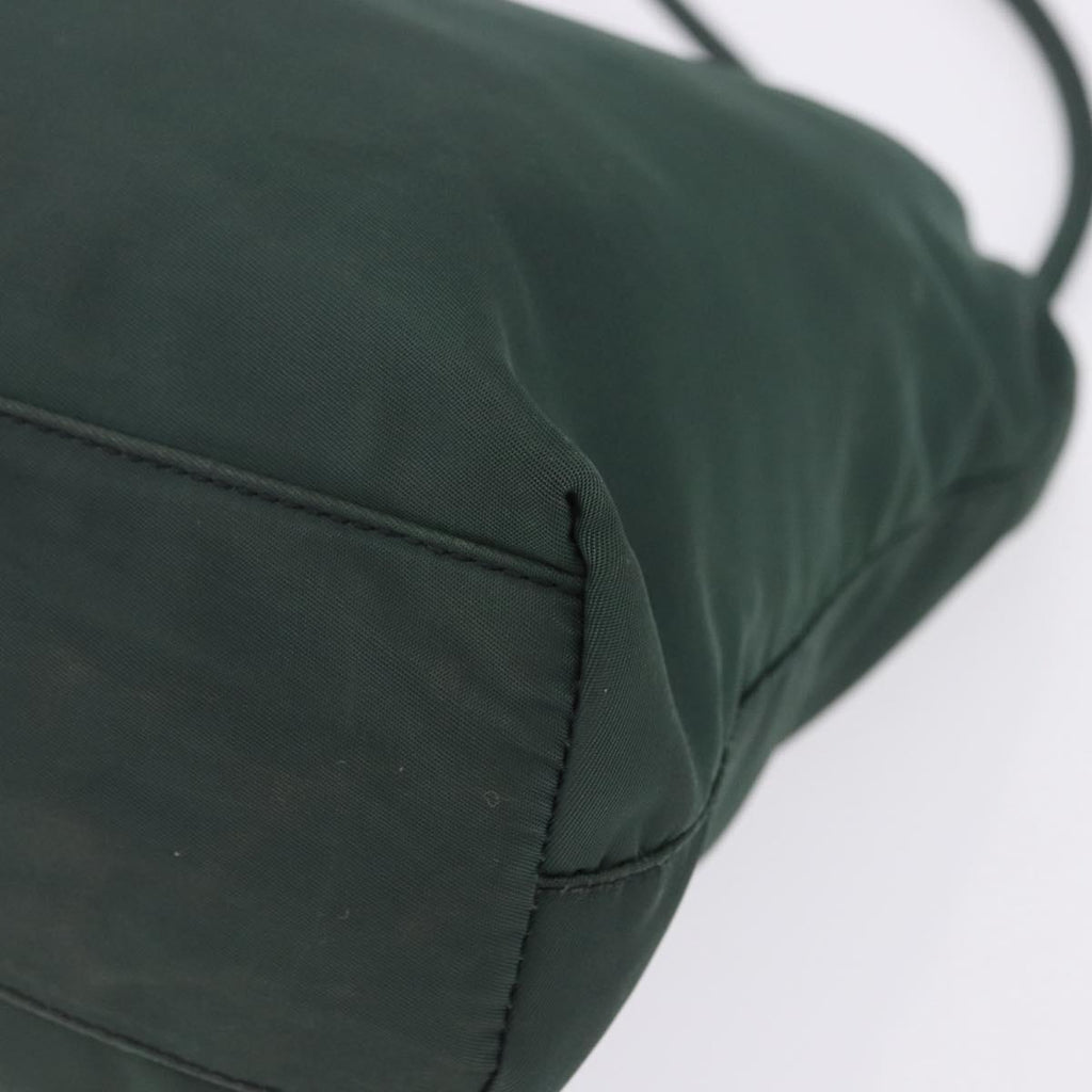 Prada Green Nylon Shoulder Bag