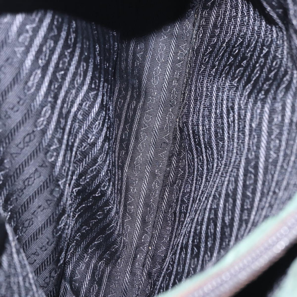 Prada Green Nylon Shoulder Bag