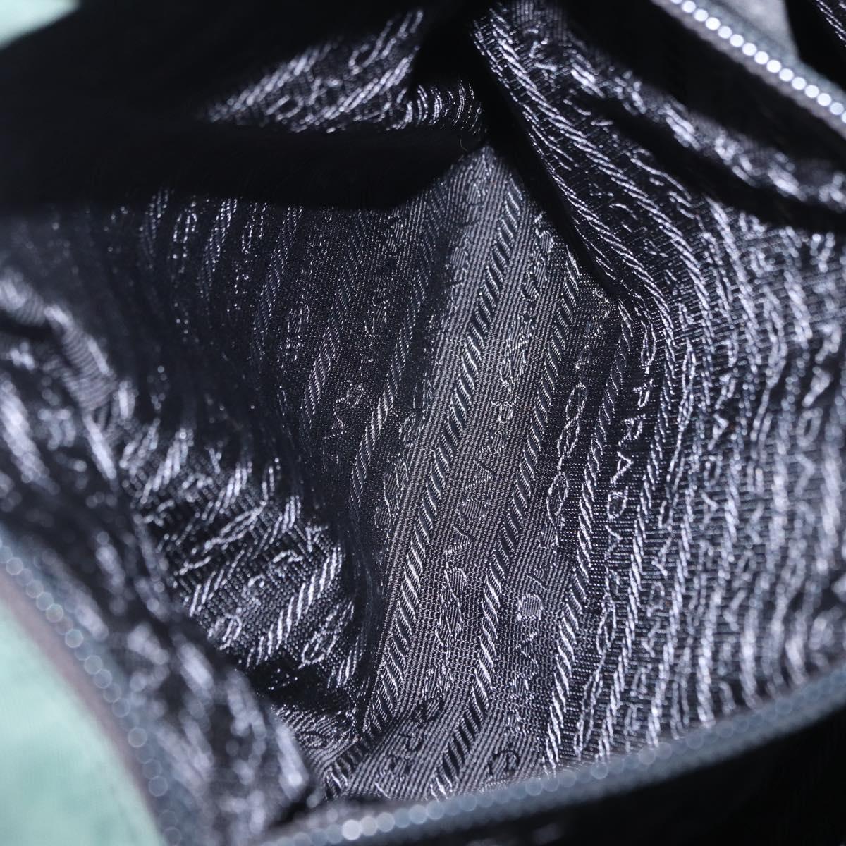 Prada Green Nylon Shoulder Bag