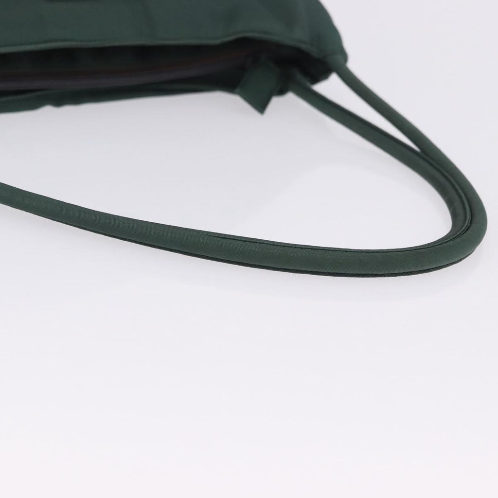 Prada Green Nylon Shoulder Bag