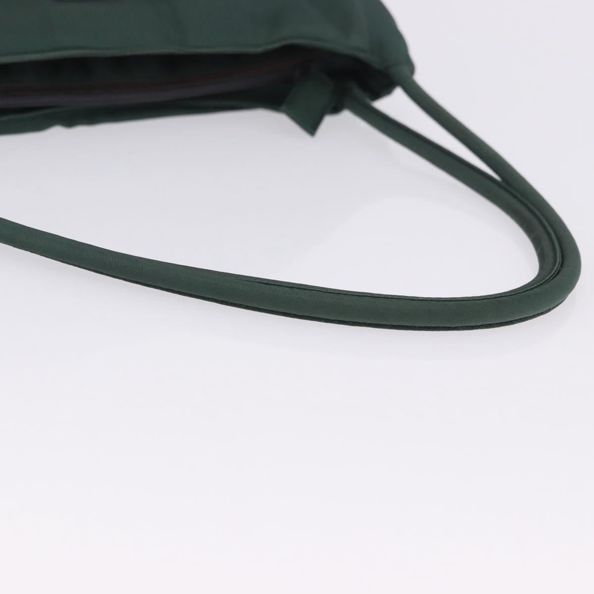 Prada Green Nylon Shoulder Bag