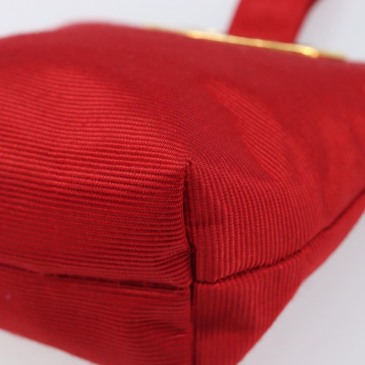 Celine Red and Gold Mini Handbag