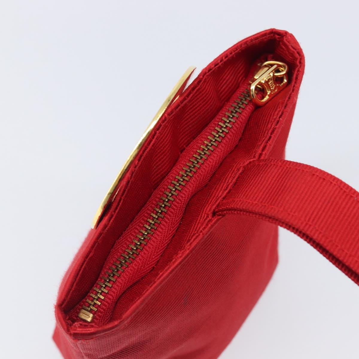 Celine Red and Gold Mini Handbag