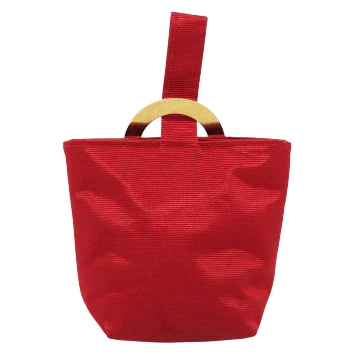 Celine Red and Gold Mini Handbag