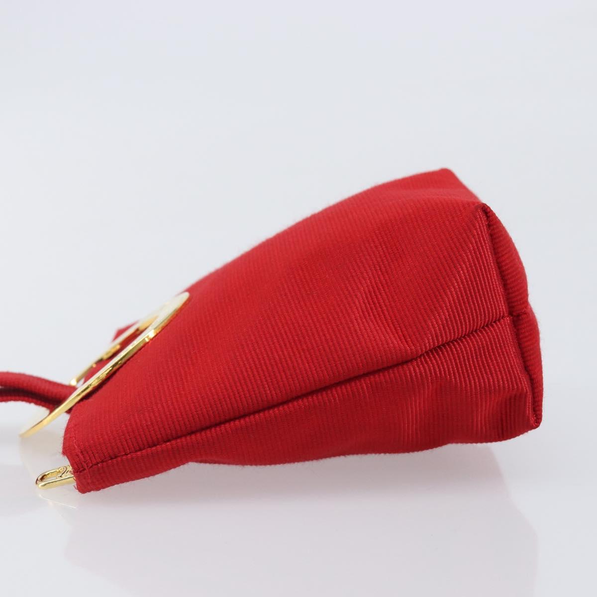 Celine Red and Gold Mini Handbag