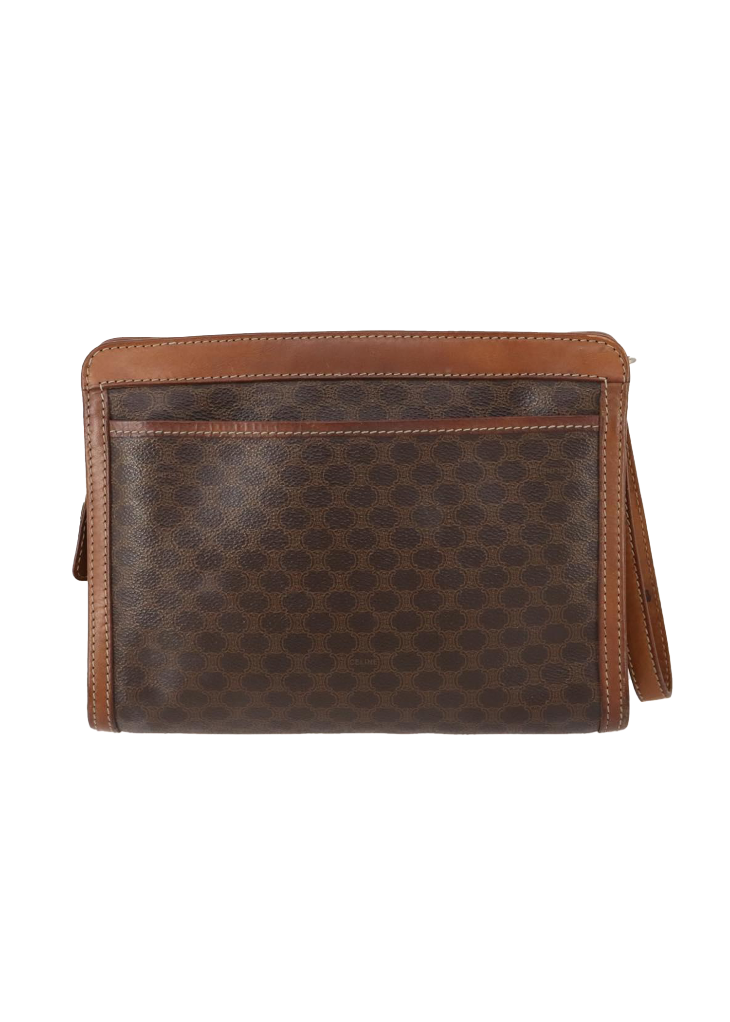 Celine Monogram Brown Clutch