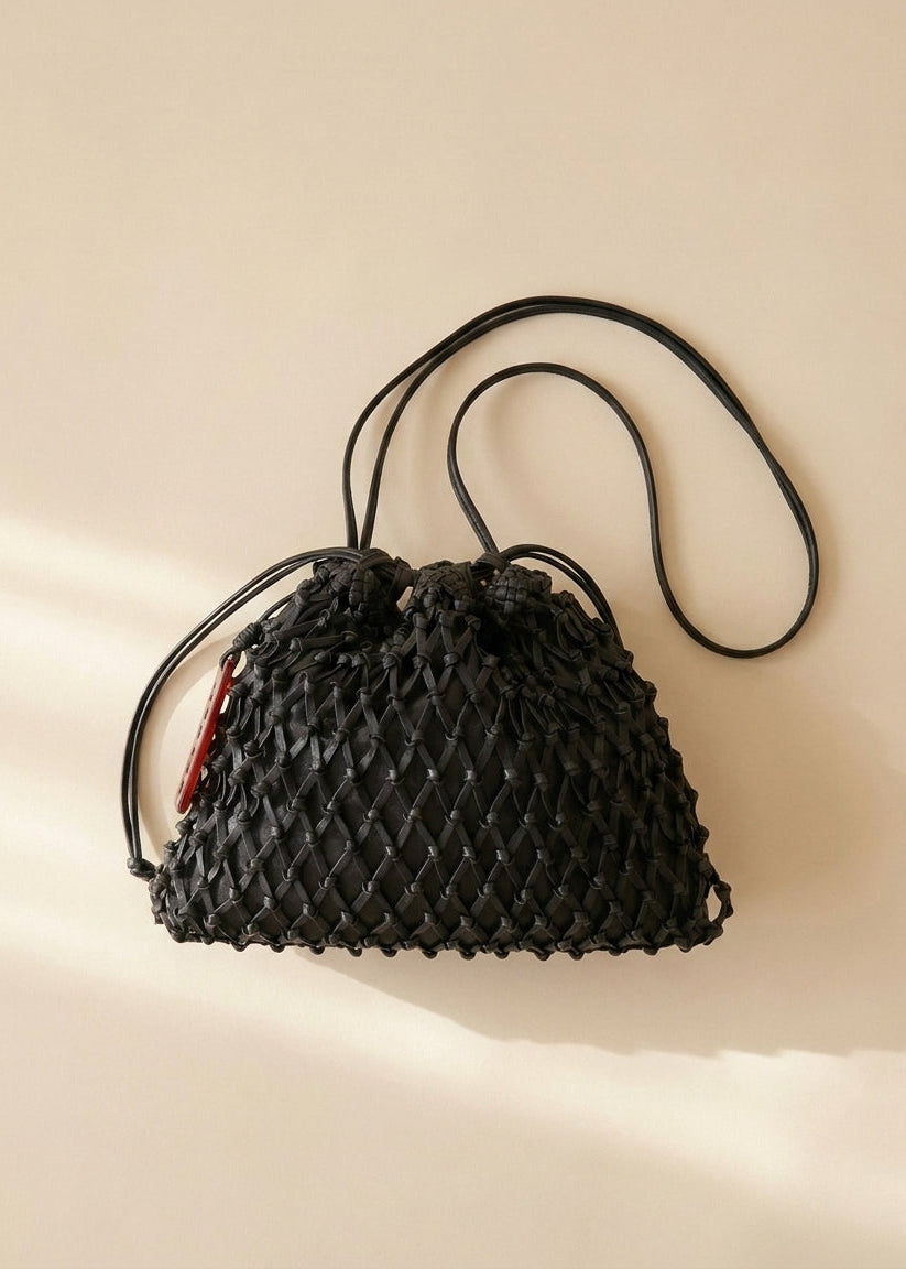 Chanel Black Knotted Shoulder Bag
