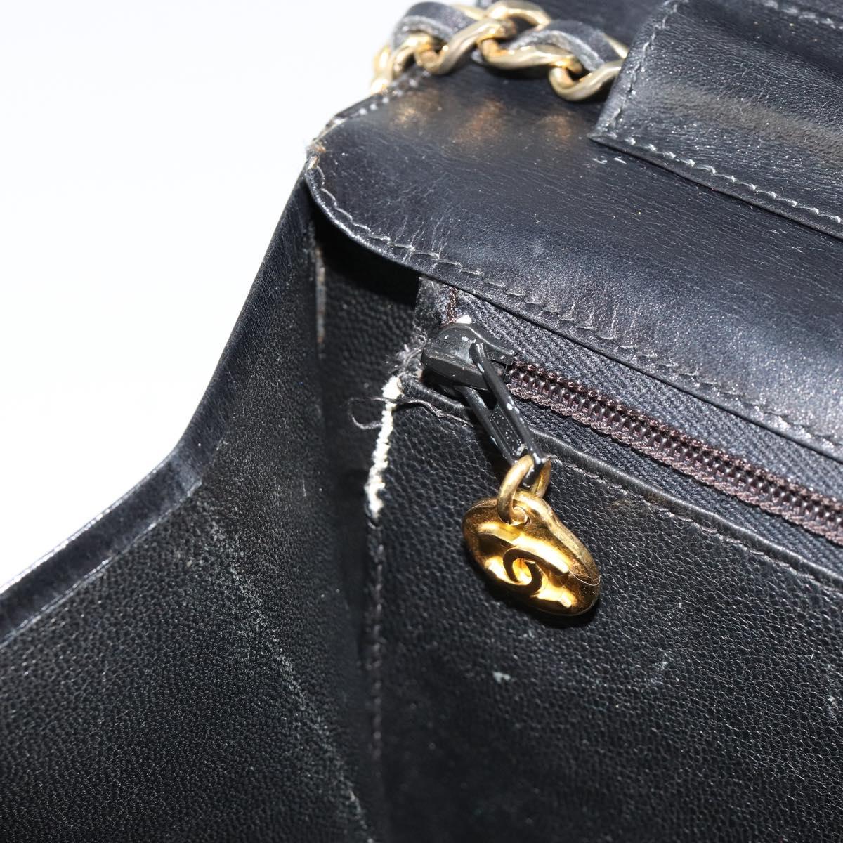 Chanel Black Leather Flap Bag