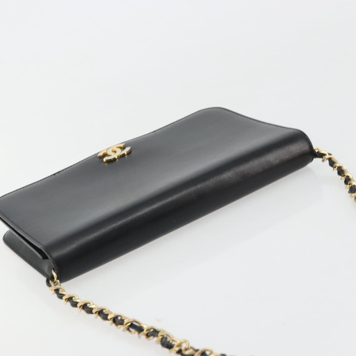 Chanel Black Leather Flap Bag