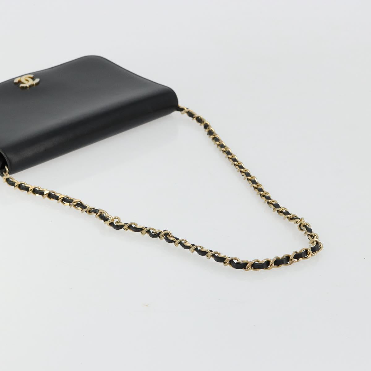 Chanel Black Leather Flap Bag