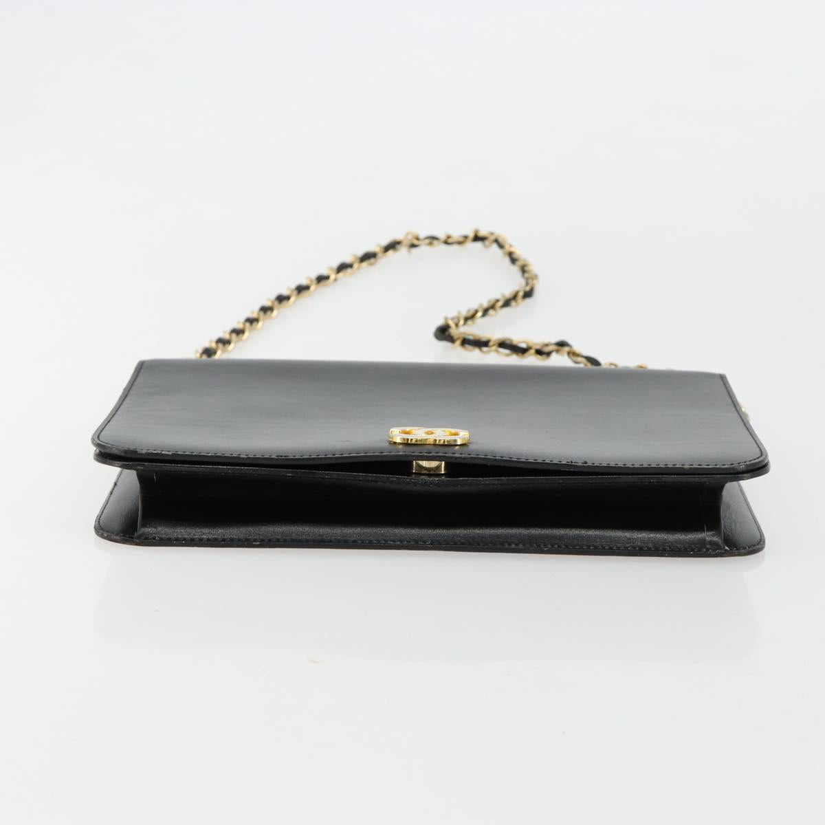 Chanel Black Leather Flap Bag