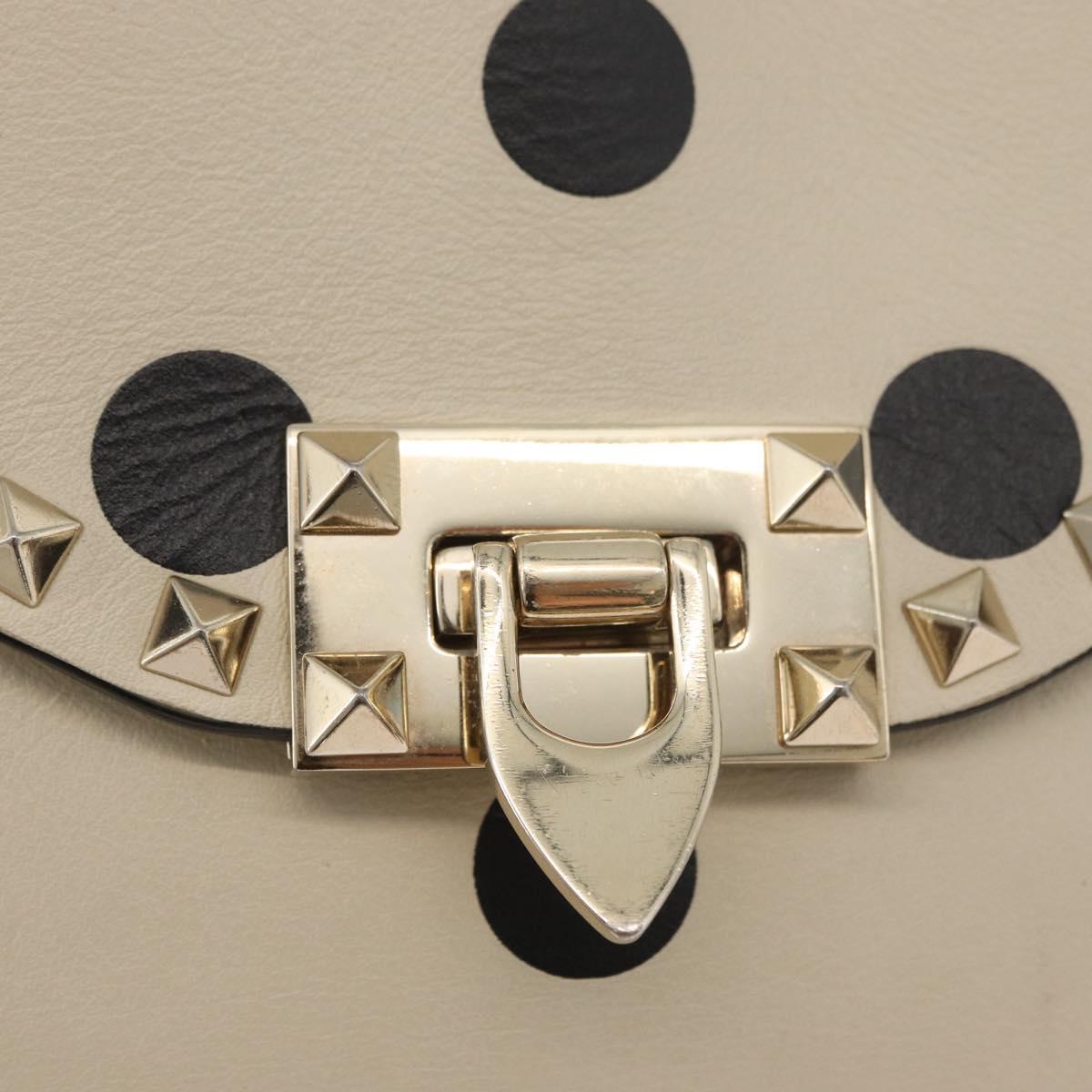 Valentino Polka Dot Rockstud Crossbody Bag