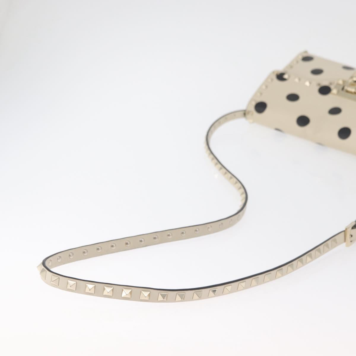Valentino Polka Dot Rockstud Crossbody Bag