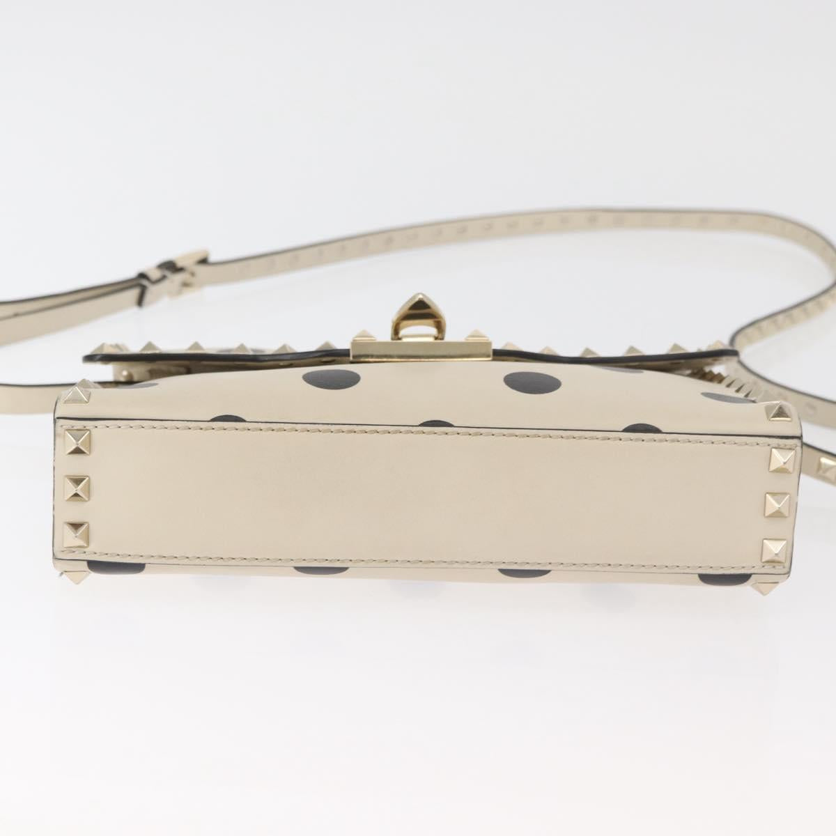Valentino Polka Dot Rockstud Crossbody Bag