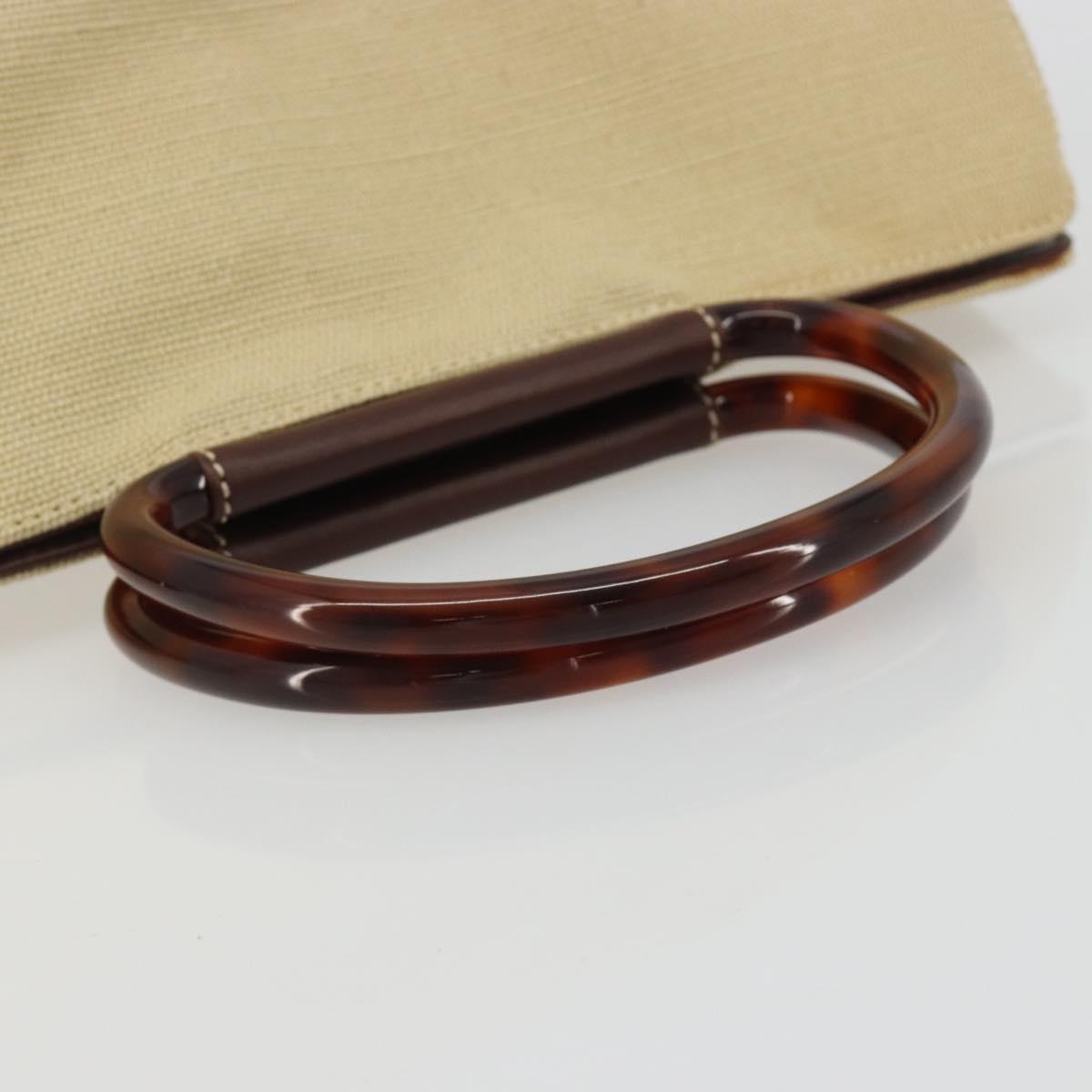 Chanel Raffia and Tortoise Handbag