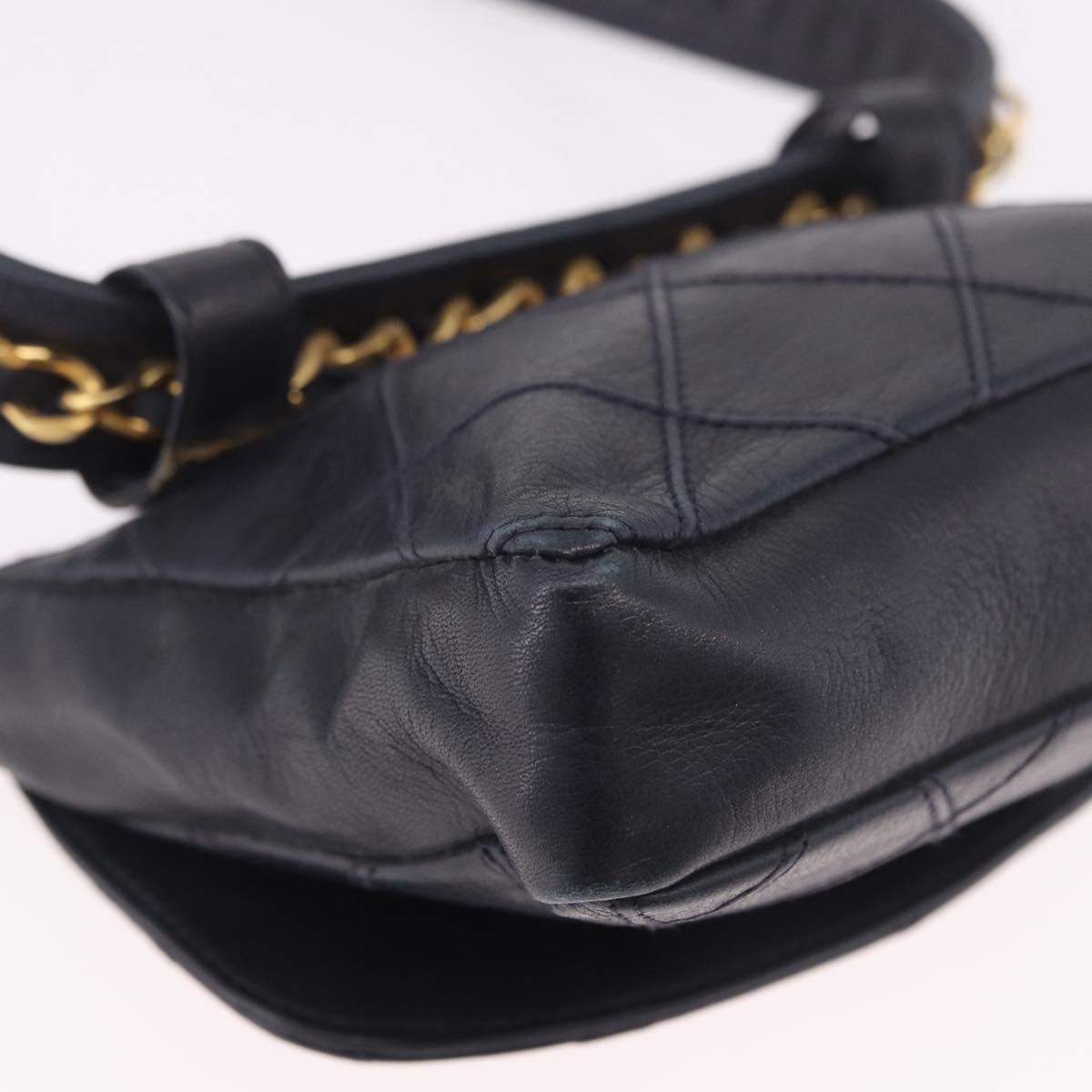 Chanel Navy Flap Belt Bag