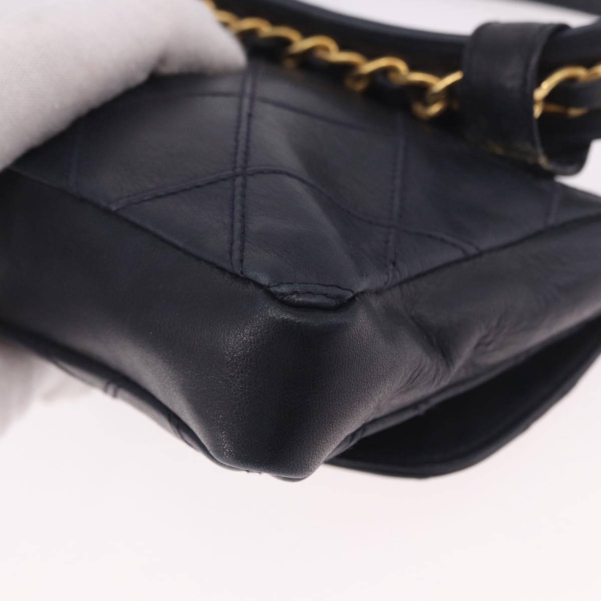 Chanel Navy Flap Belt Bag