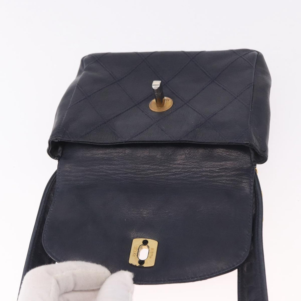 Chanel Navy Flap Belt Bag