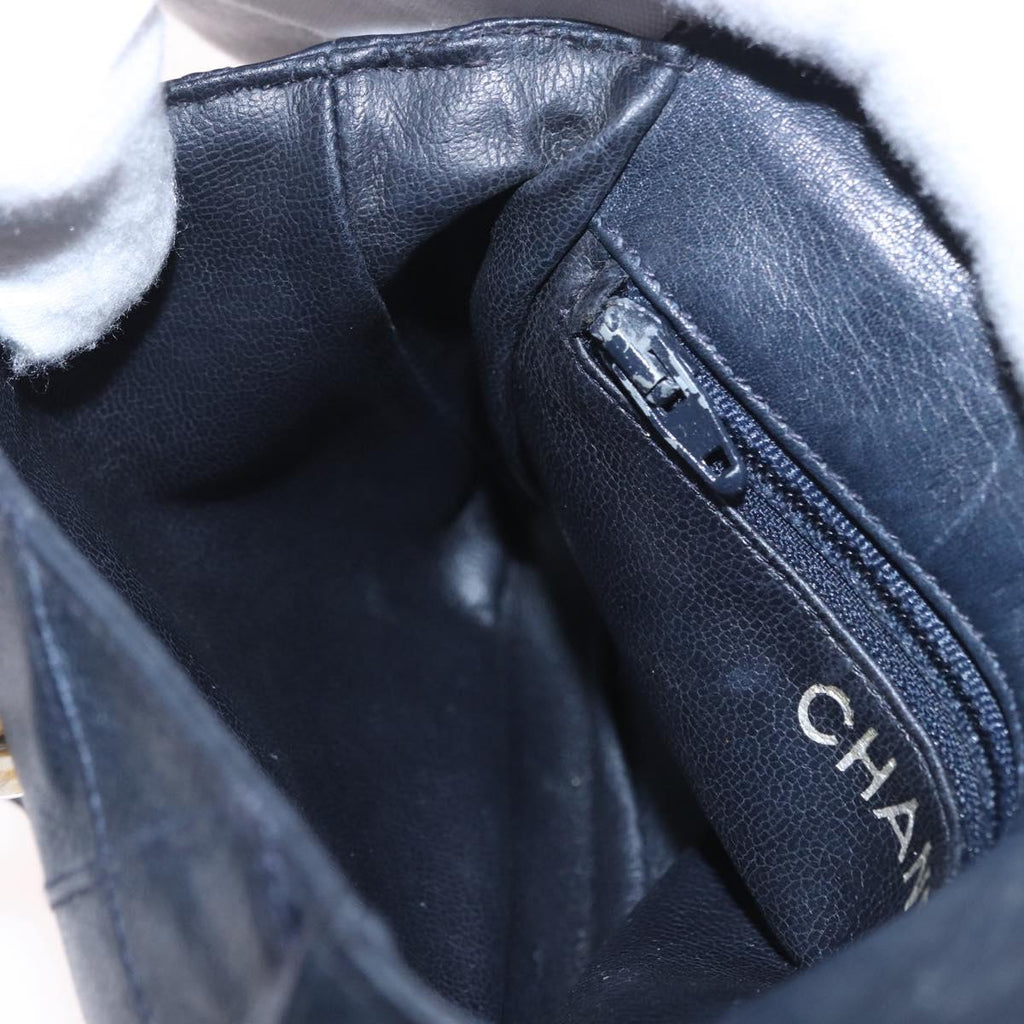 Chanel Navy Flap Belt Bag