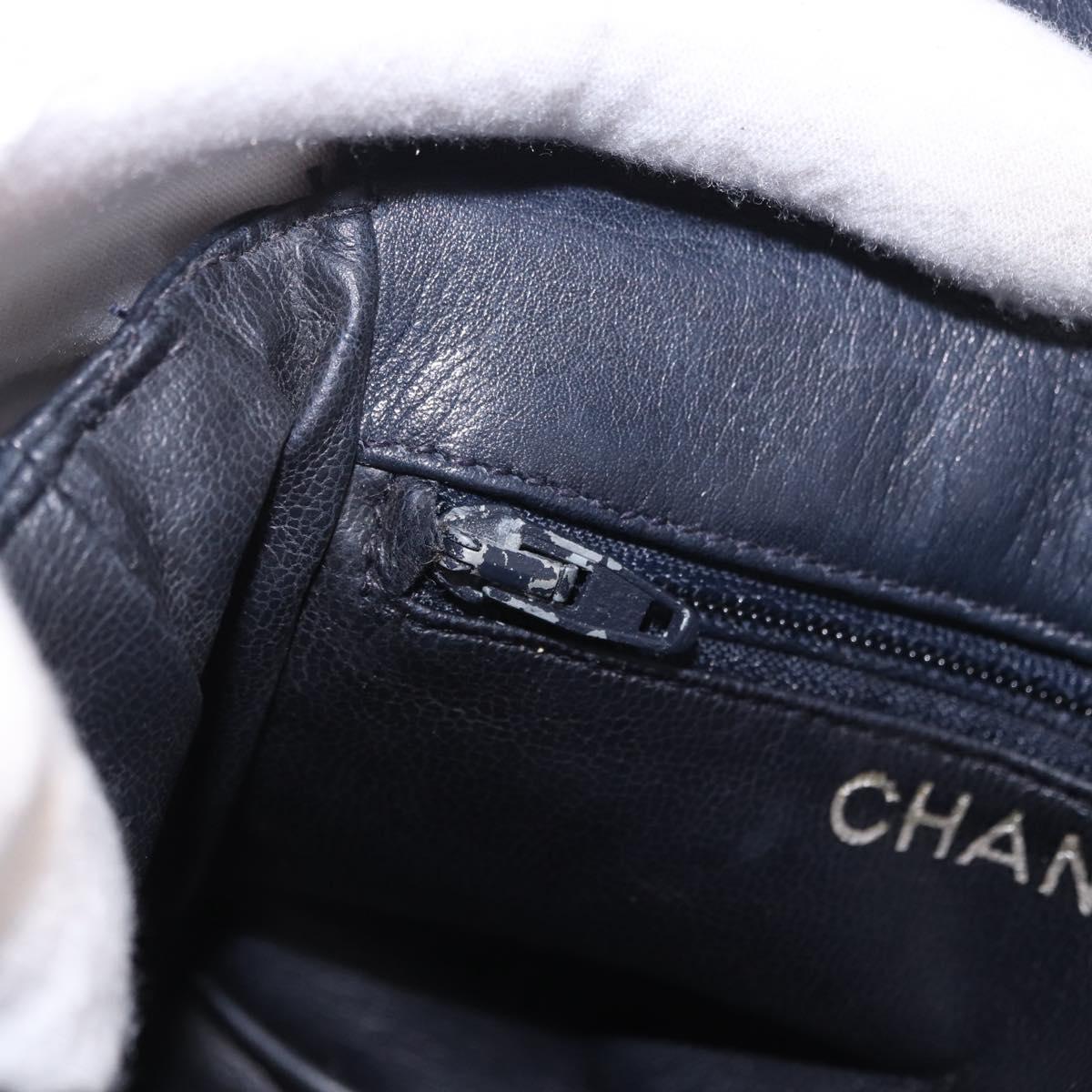 Chanel Navy Flap Belt Bag