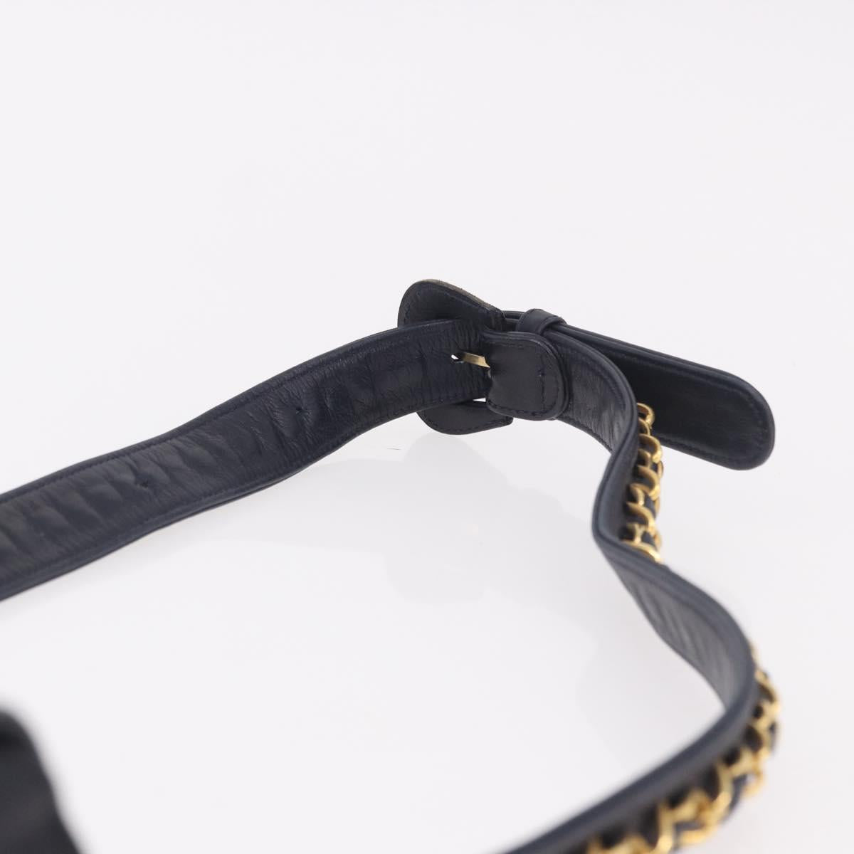 Chanel Navy Flap Belt Bag