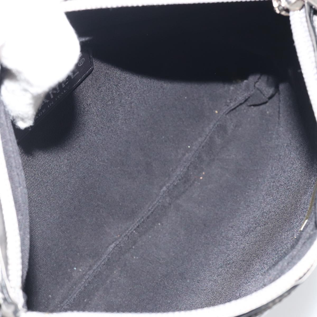 Chanel Silver Spellout Crossbody