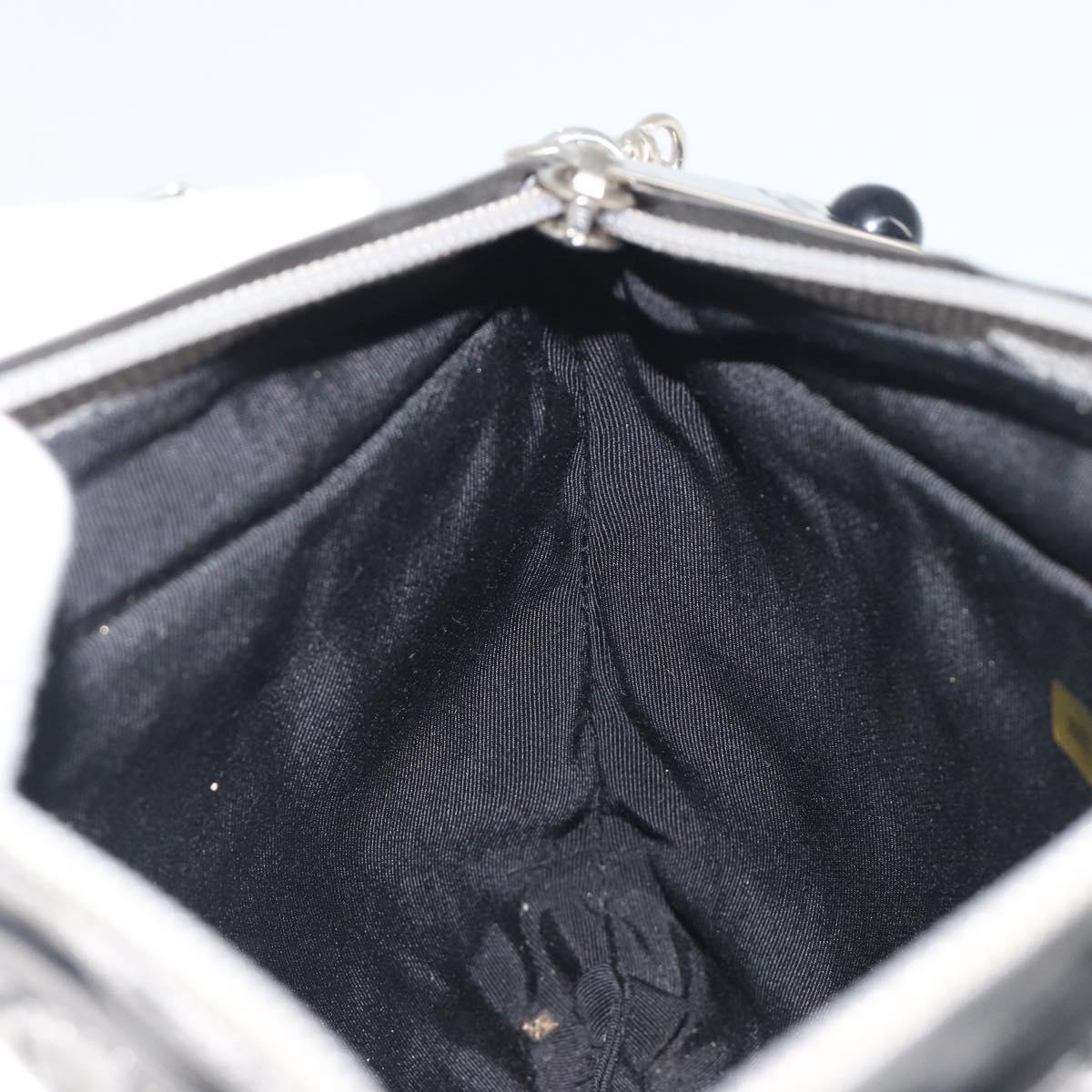 Chanel Silver Spellout Crossbody