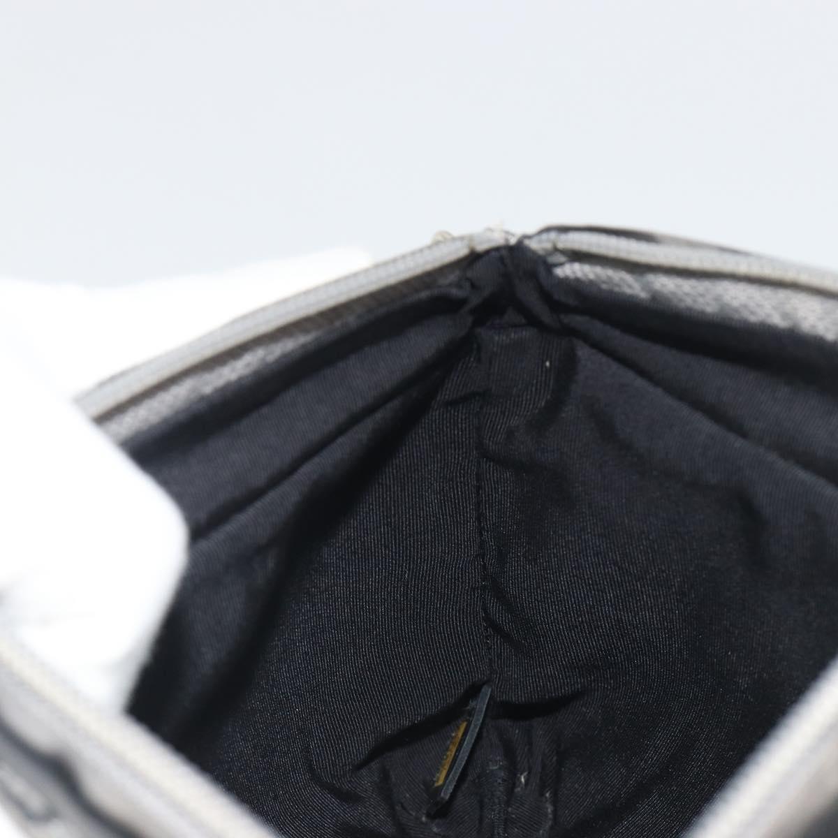 Chanel Silver Spellout Crossbody