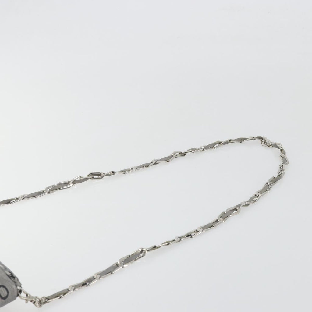 Chanel Silver Spellout Crossbody