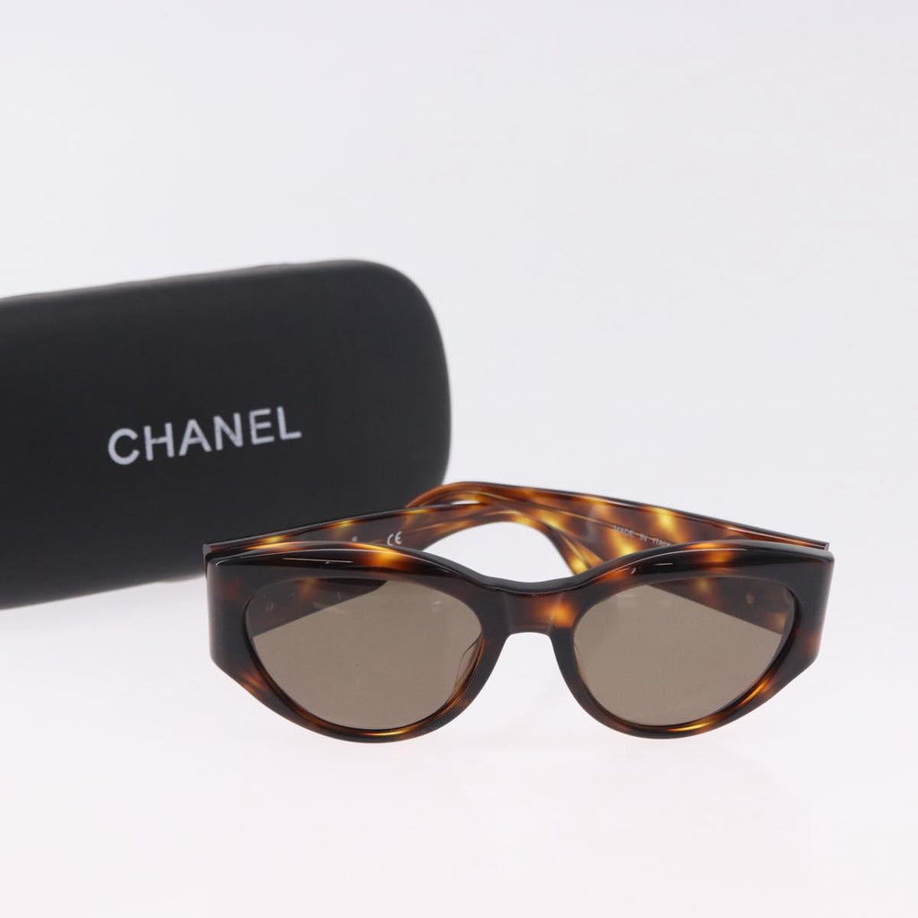 Chanel Tortoise Sunglasses with Gold Logo