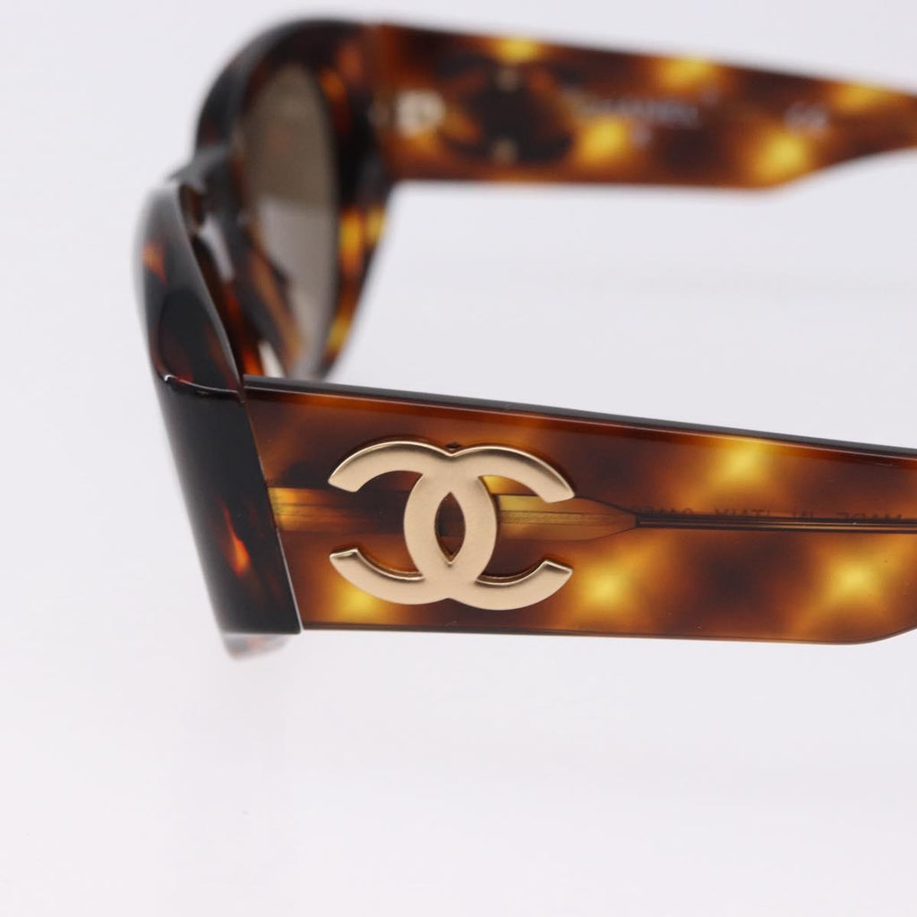 Chanel Tortoise Sunglasses with Gold Logo
