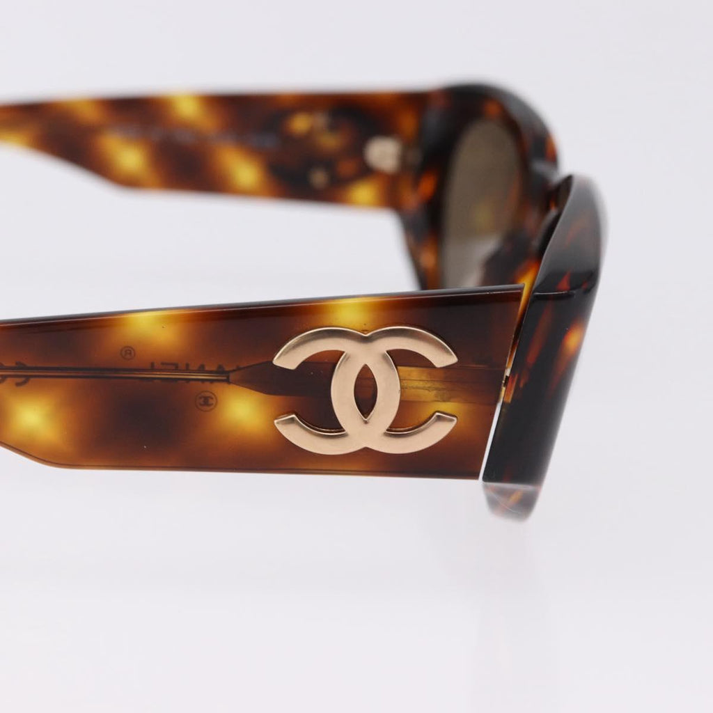 Chanel Tortoise Sunglasses with Gold Logo