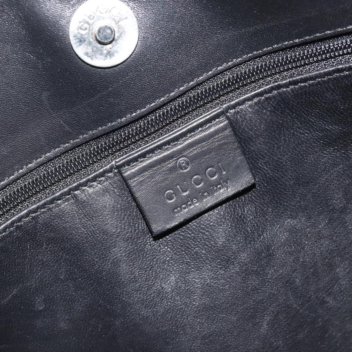 Gucci Tom Ford Black Leather Hobo Bag