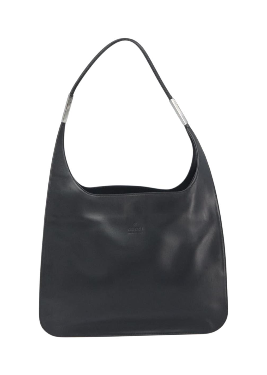 Gucci Tom Ford Black Leather Hobo Bag