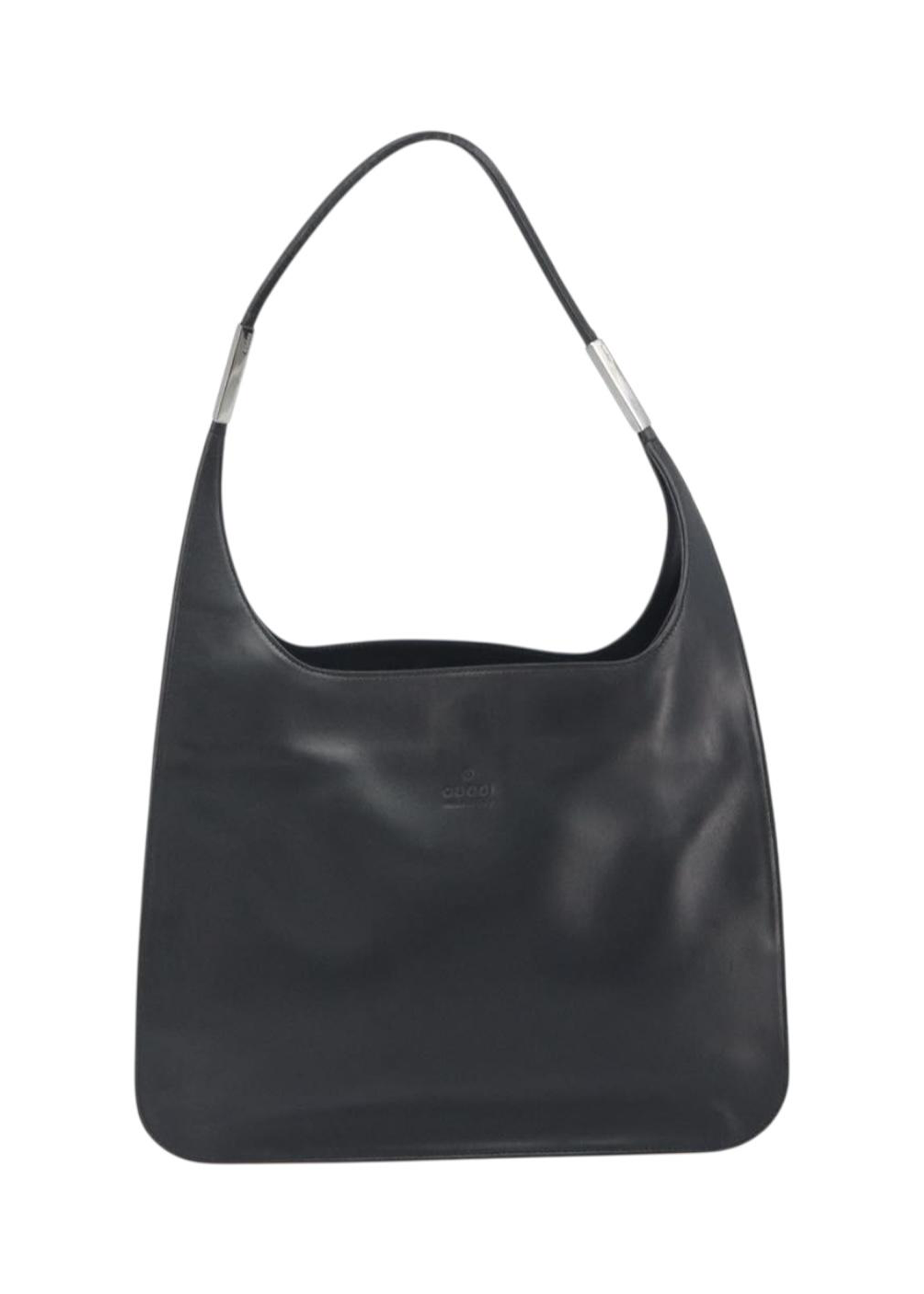 Gucci Tom Ford Black Leather Hobo Bag