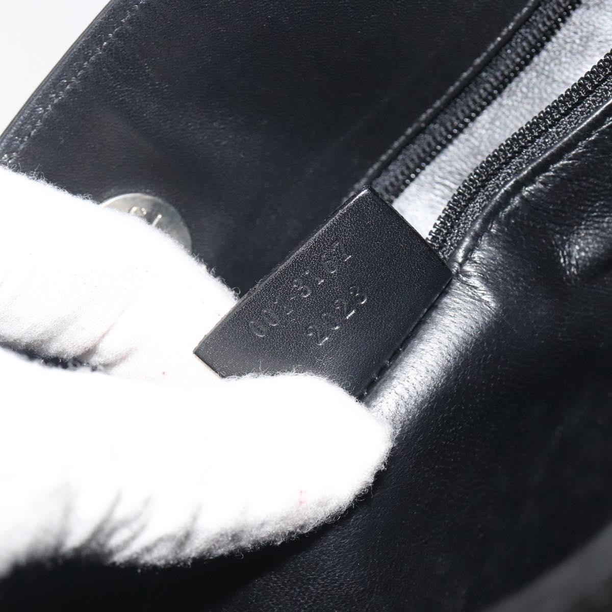 Gucci Tom Ford Black Leather Hobo Bag