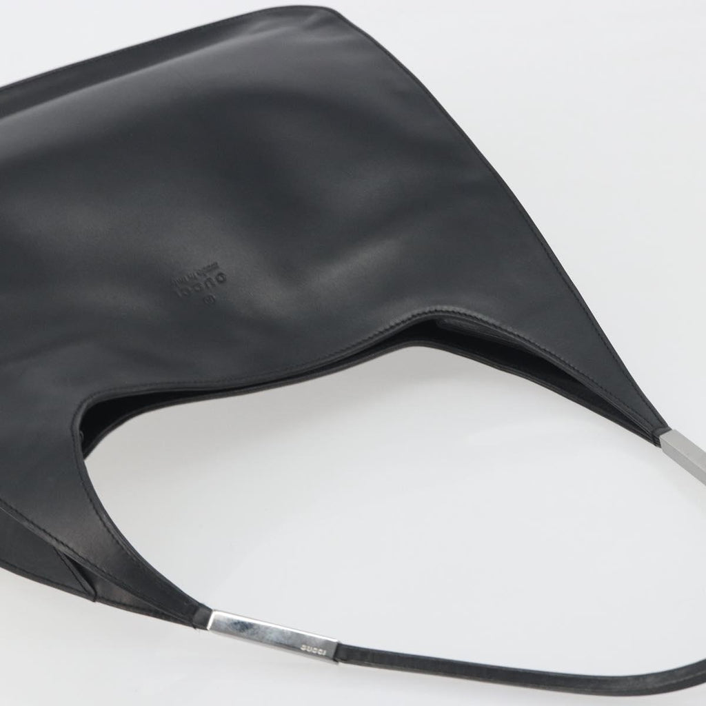 Gucci Tom Ford Black Leather Hobo Bag