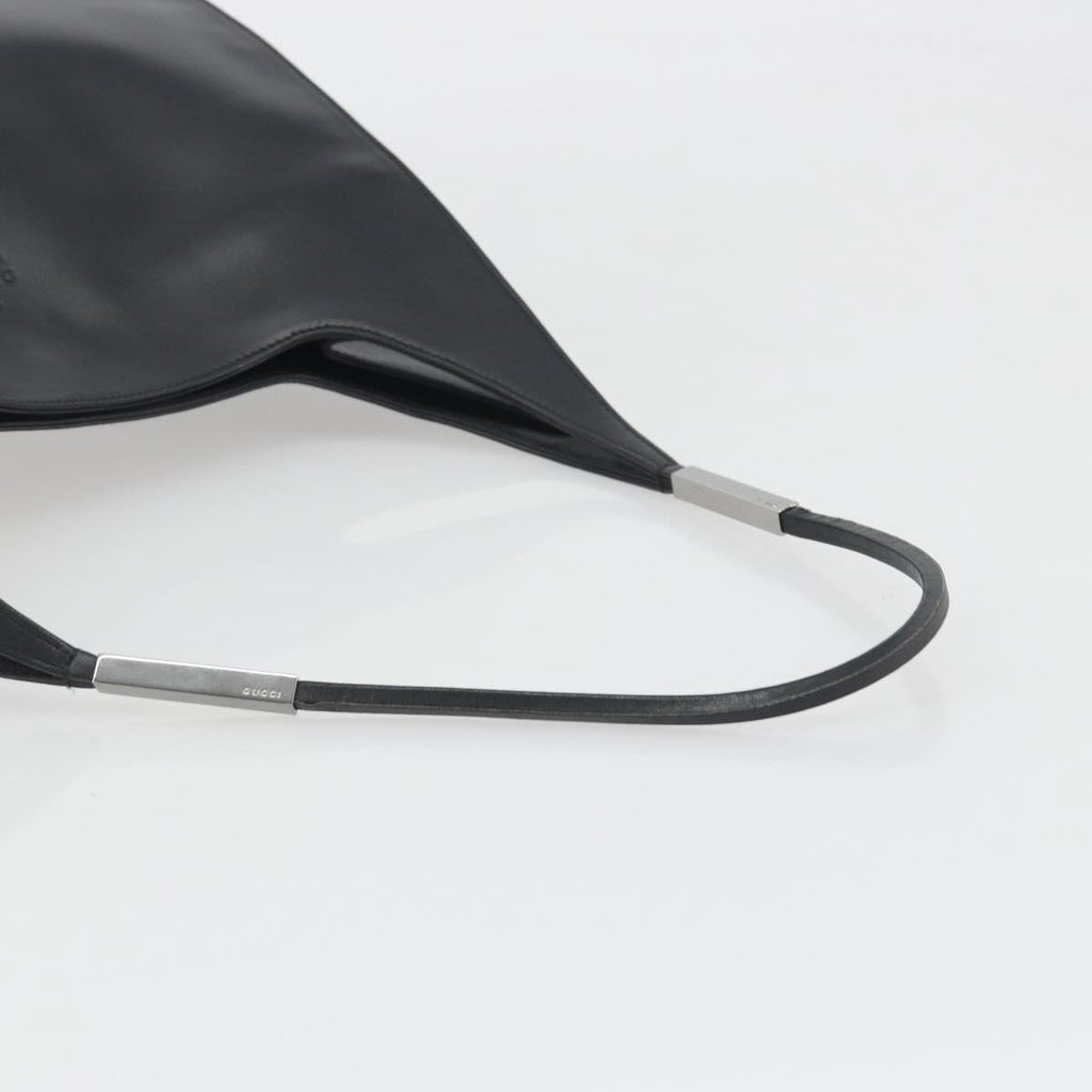 Gucci Tom Ford Black Leather Hobo Bag