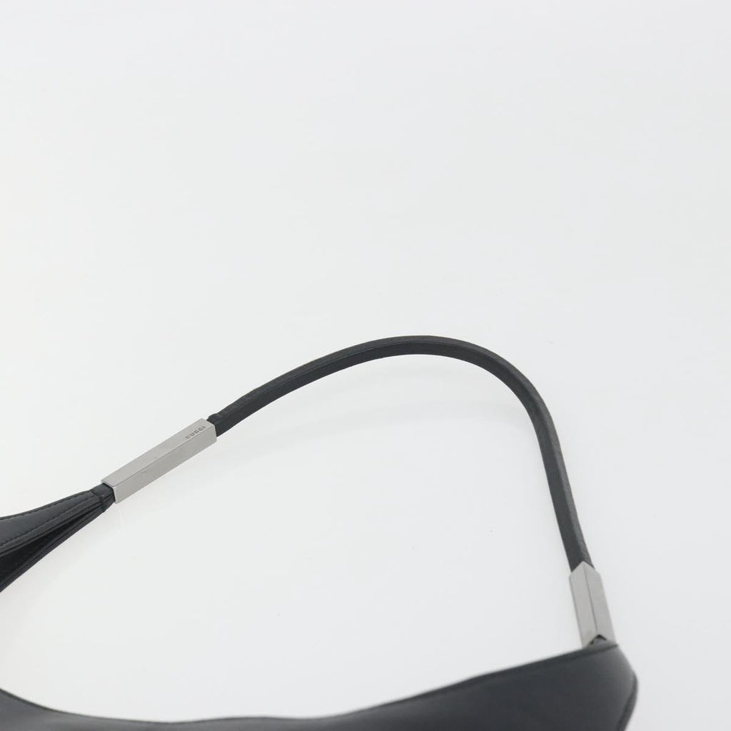 Gucci Tom Ford Black Leather Hobo Bag