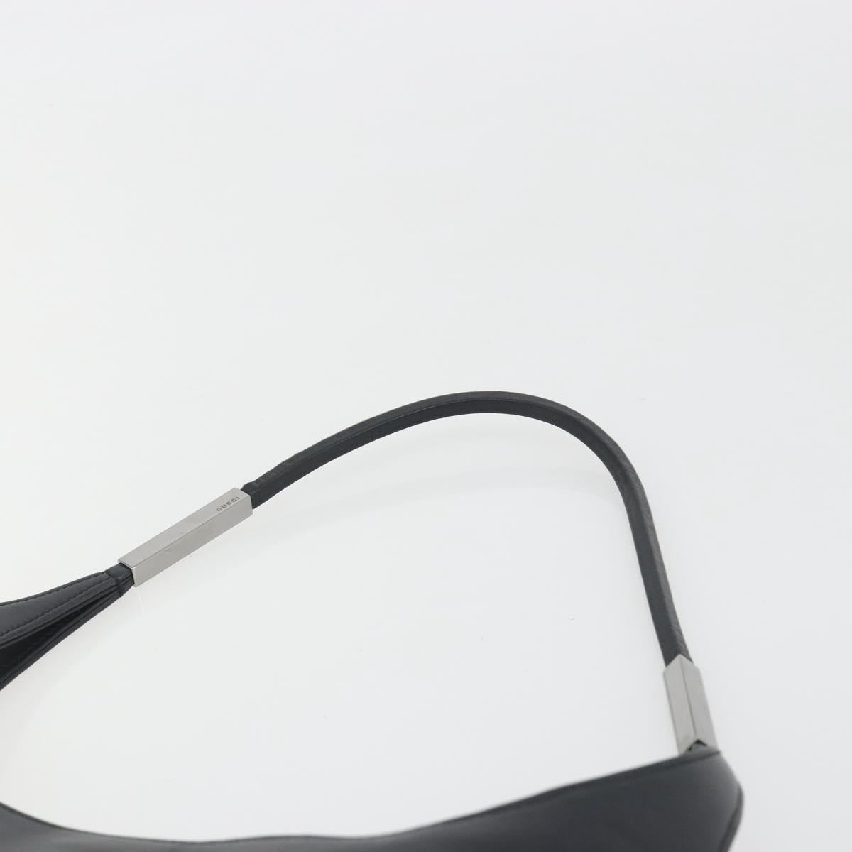 Gucci Tom Ford Black Leather Hobo Bag