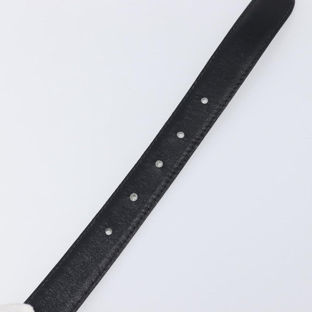 Celine Black and Gold Horsecarriage Belt
