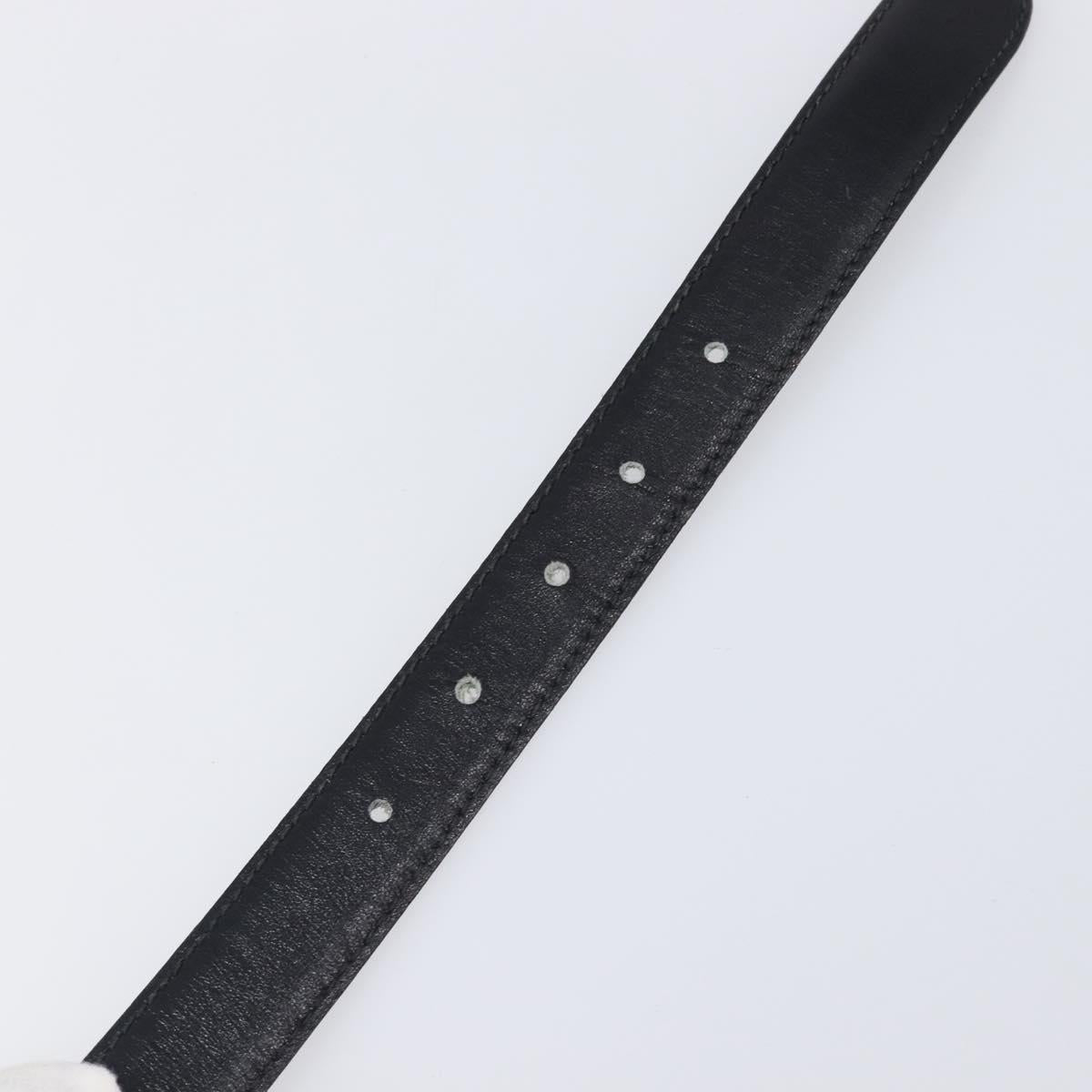 Celine Black and Gold Horsecarriage Belt