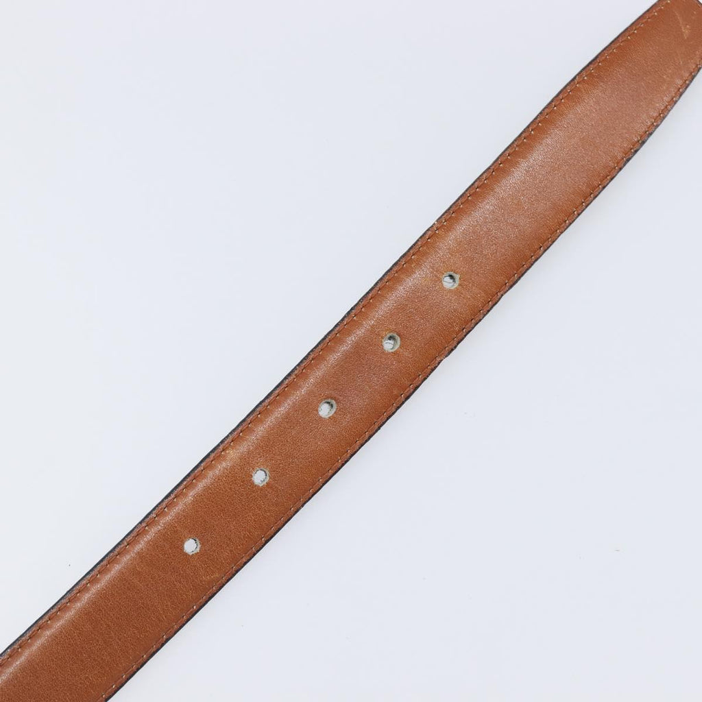 Celine Tan Leather Macadam Belt