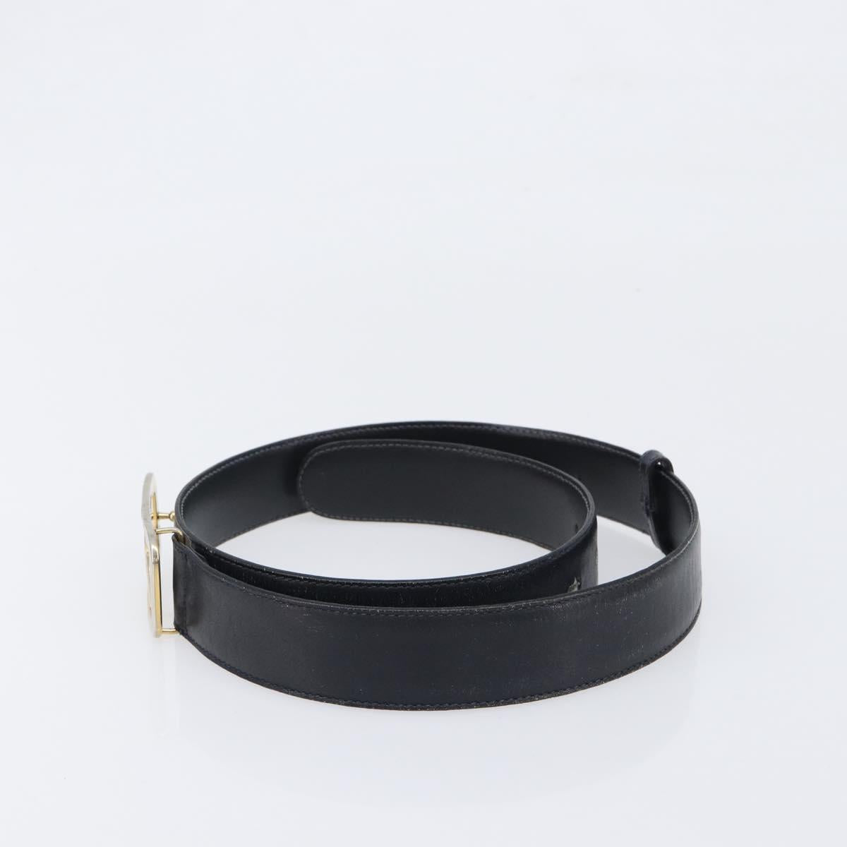 Celine Black and Gold Horsecarriage Belt