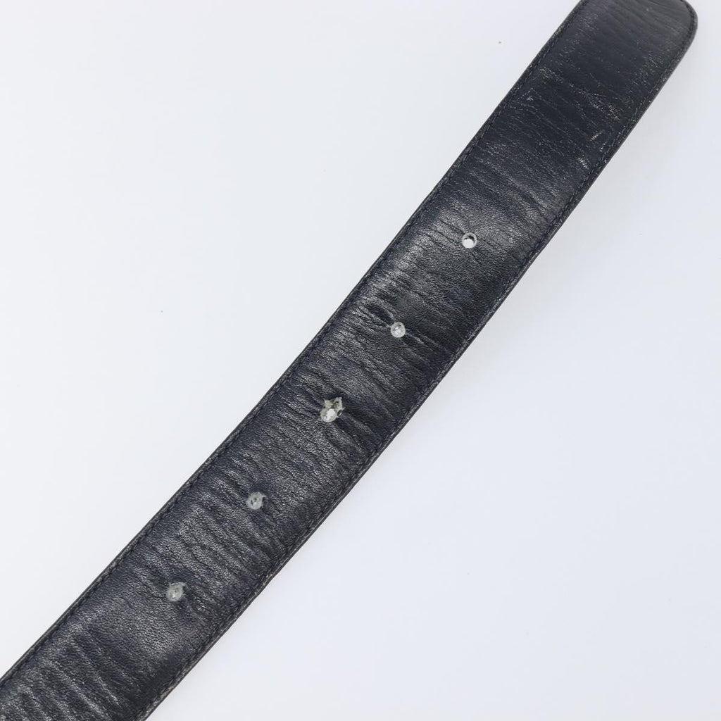 Celine Black and Burgundy Macadam Belt