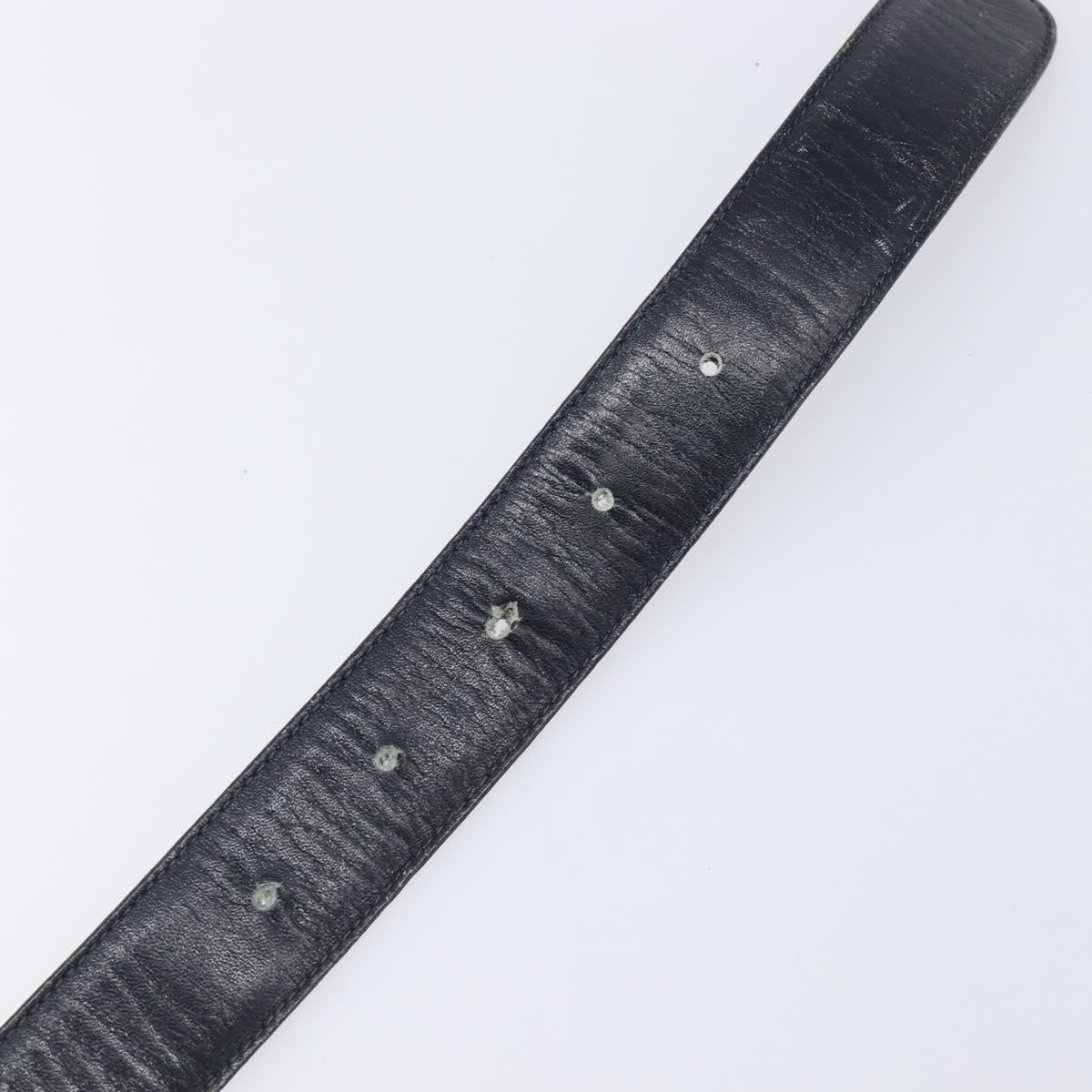 Celine Black and Burgundy Macadam Belt