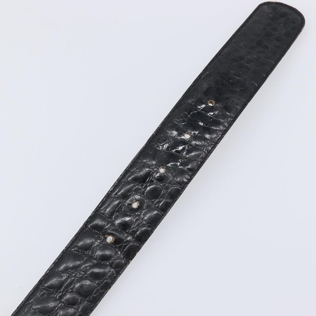Celine Gold Carriage Logo Black Belt