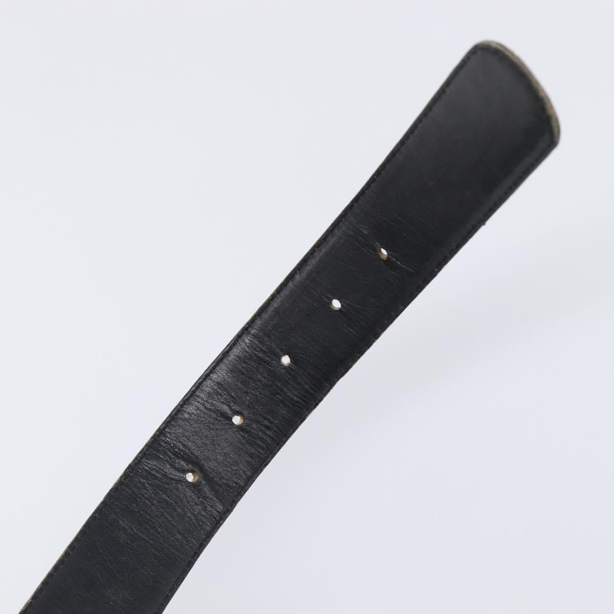 Celine Gold Classic Logo Black Belt