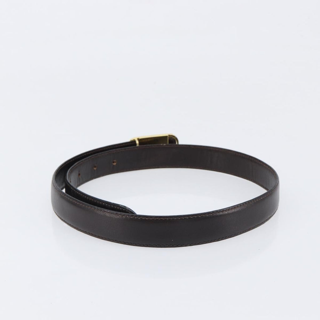 Celine Gold Classic Logo Black Belt