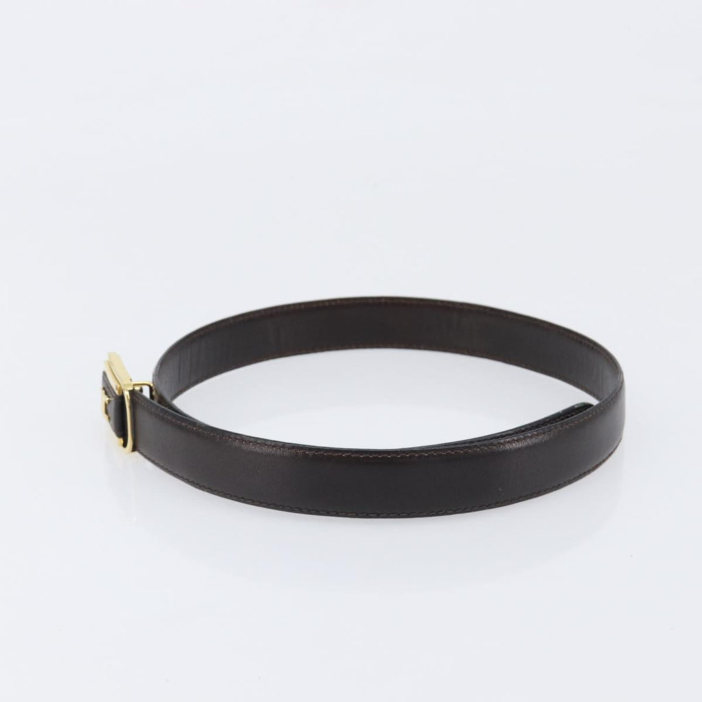 Celine Gold Classic Logo Black Belt